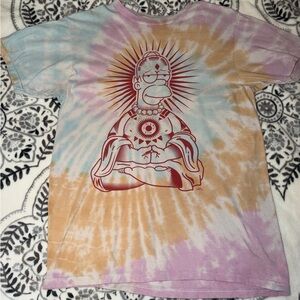 Tie-Dye Graphic Homer Simpson’s Tee